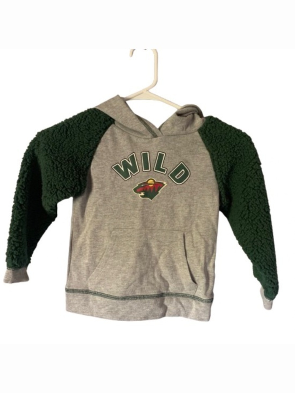 NWT. NHL MN Wild Kids' Hooded Sweatshirt